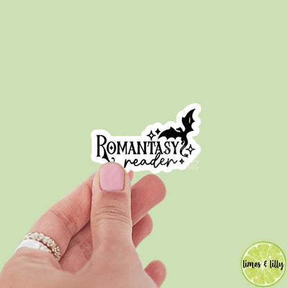 Romantasy Reader Flying Dragon Vinyl Sticker | Book Inspired | Bookish Stickers | Kindle Stickers | Decal | Book Merch