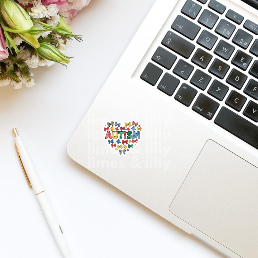 Autism Love Puzzle Awareness Vinyl Sticker | Autism Awareness Sticker | Puzzle | Awareness Month | Special Needs | Medical Mom | Die Cut