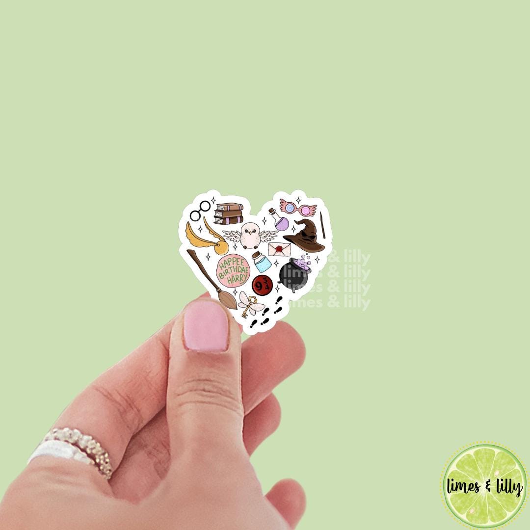 HP World Heart Vinyl Sticker | HP Sticker | Bookish Stickers | Kindle Stickers | Vinyl Book Inspired | Book Quotes