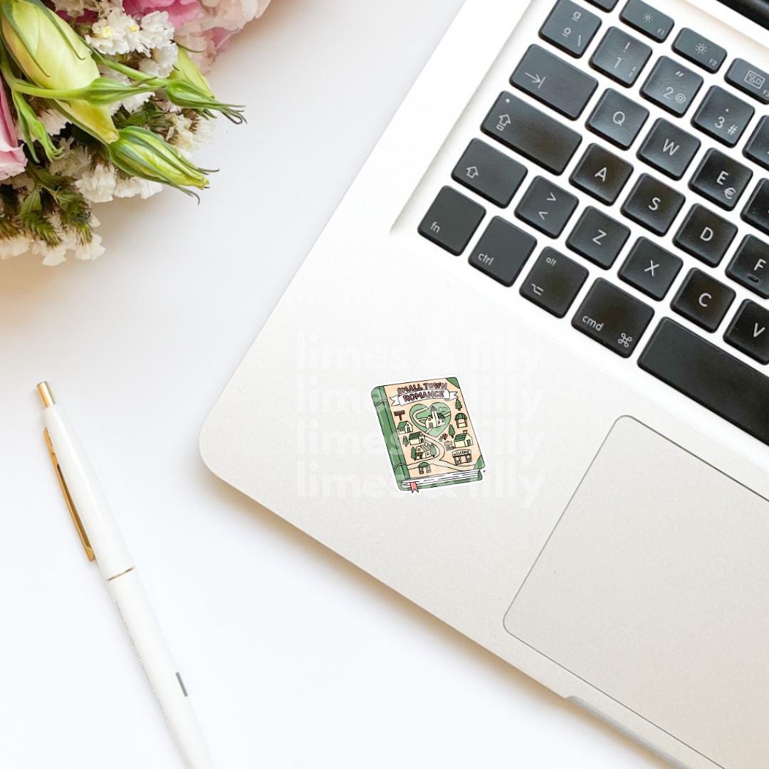 Small Town Romance Book Vinyl Sticker | Romance Tropes | Bookish stickers | kindle stickers | water bottle stickers |