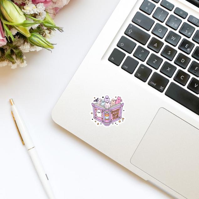 Spooky Book Club Halloween Fall Vinyl Sticker | Girly Sticker | Kindle Stickers | Bookish Stickers | Water Bottle Stickers | Ghost Stickers