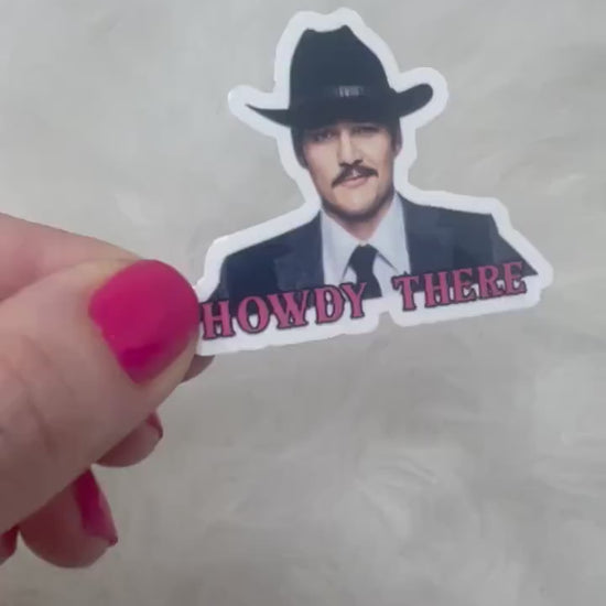 Cowboy romance stickers, cowboy romance era, kindle,romance reader, ride the cowboy, howdy there, pedro pascal, bookish sticker