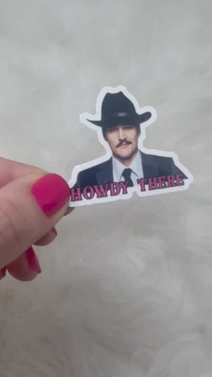 Cowboy romance stickers, cowboy romance era, kindle,romance reader, ride the cowboy, howdy there, pedro pascal, bookish sticker