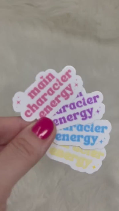 Main character energy bookish stickers, book lover, book stickers, kindle, laptop, romance reader, booktok, smut stickers,
