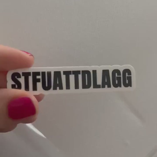 STFUATTDLAGG SMUT spicy bookish stickers, dark romance, book stickers, kindle, laptop, romance reader, smut stickers, smutty,
