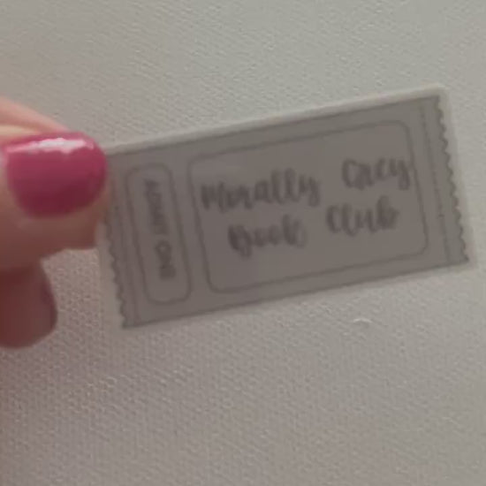 Morally grey admit one ticket, bookish stickers, morally gray,book stickers, kindle, laptop, romance reader, smut stickers