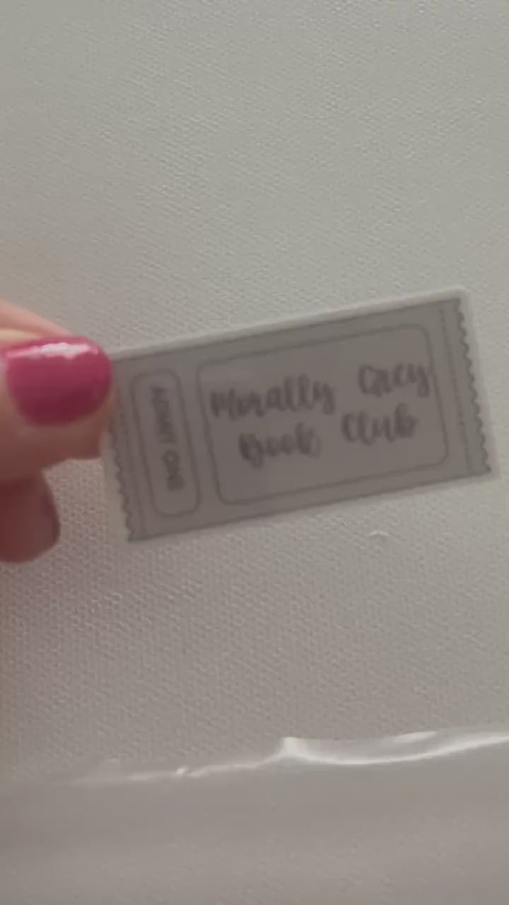 Morally grey admit one ticket, bookish stickers, morally gray,book stickers, kindle, laptop, romance reader, smut stickers