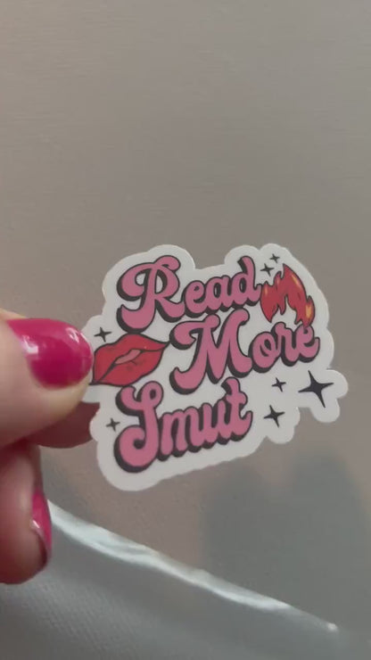 Read more smut sticker, book stickers, kindle, laptop, booktok, spicy romance, smut stickers, bookish sticker, dirty books