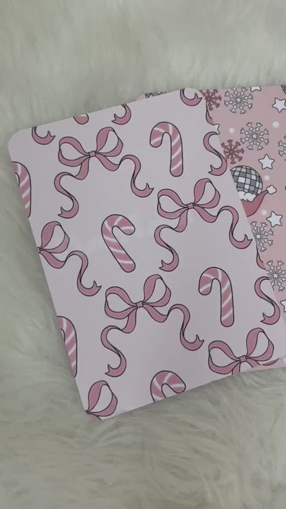 Kindle Insert for Clear Case | Pink Christmas Holiday Insert | Cardstock Insert | Bookish Gift | Ereader | Kindle Accessories | Book Merch