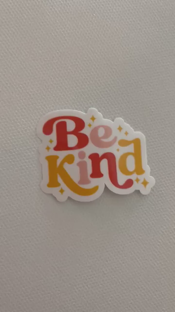Be Kind Sticker, Kindness Vinyl Sticker, Kindness Matters, Be Kind To Others, mental health, kindle, water bottle sticker, spring sticker