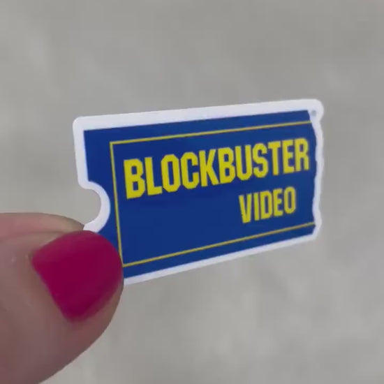 Block Buster Sticker | Block buster Video Store Sticker | Retro Sticker | Nostalgia Sticker | Funny Sticker | Kindle Sticker | 90s Sticker