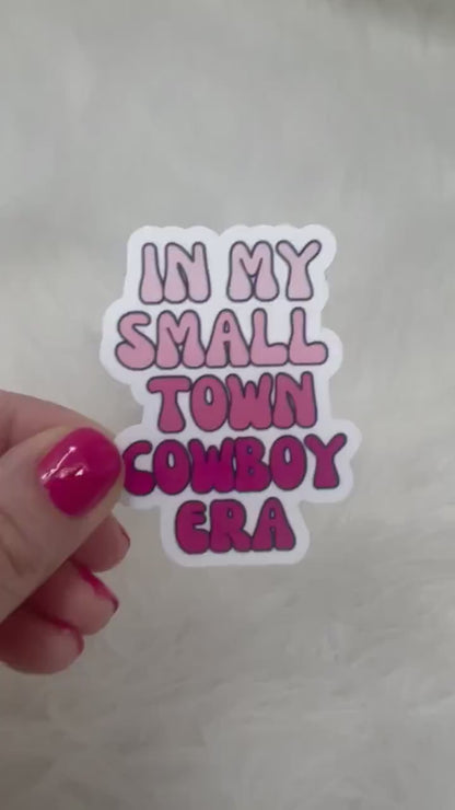 Cowboy romance stickers, cowboy romance era, book stickers, kindle, laptop, romance reader, in my small town cowboy romance