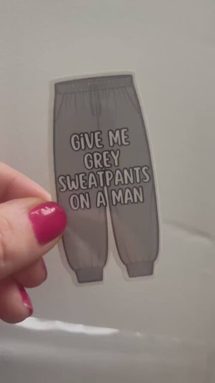 Morally grey sweatpants sticker, morally gray, bookish stickers, book stickers, kindle, laptop, romance reader, tumblers, bottle
